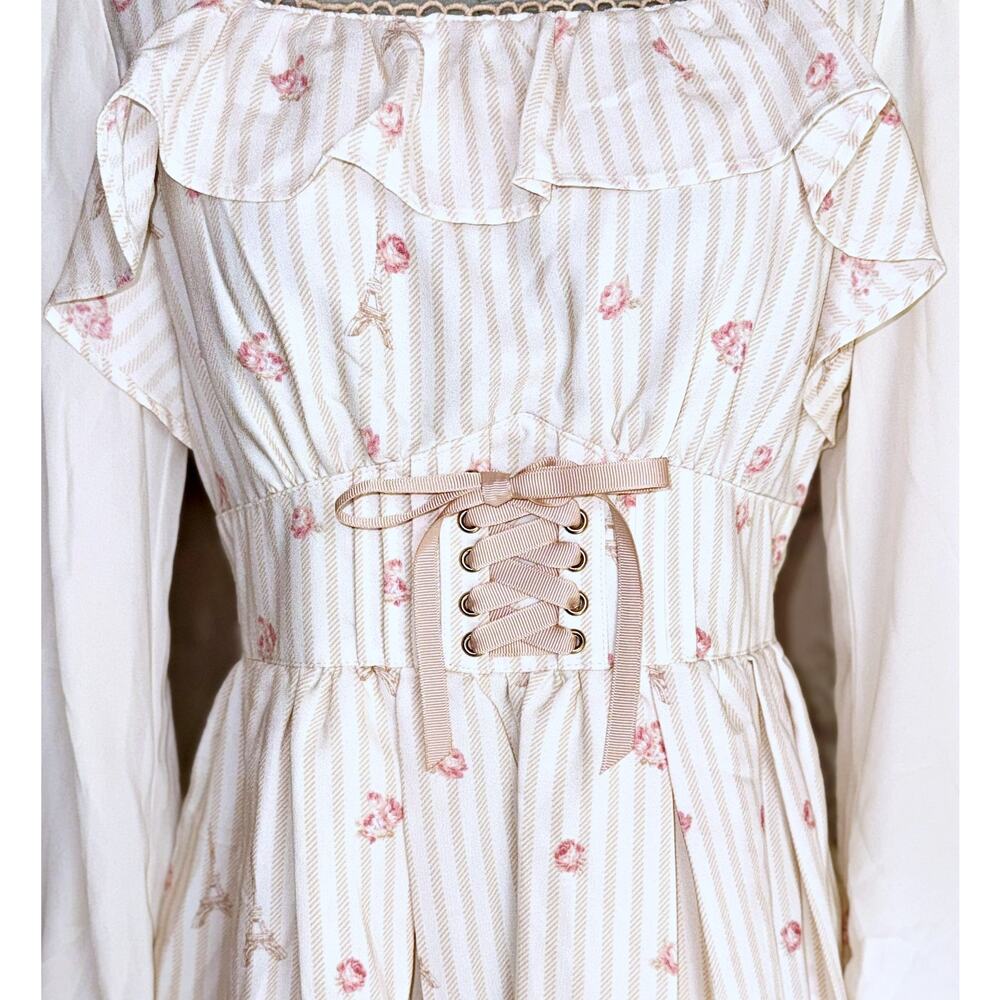 Liz Lisa Distant Memories Eiffel Tower OP Dress J Fashion Gyaru Lolita Japan - Picture 8 of 16